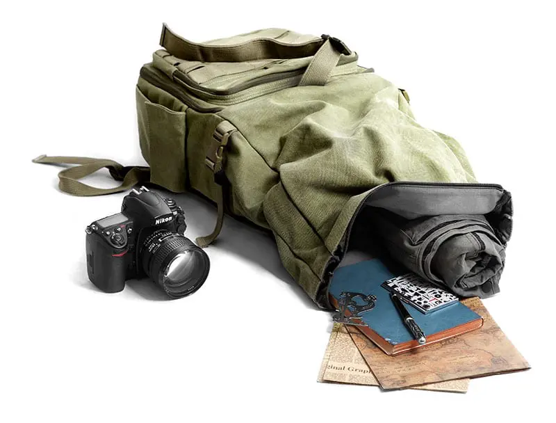 rolltopbag green upper bag
